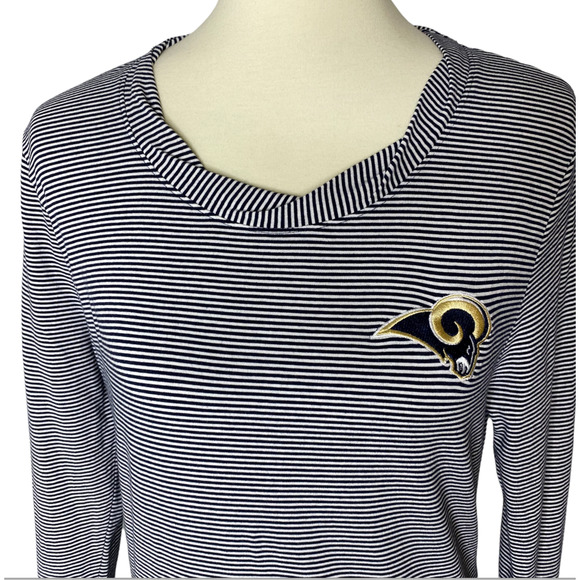 Cutter & Buck Los Angeles Rams Long Sleeve Top -Size Large - Picture 7 of 7